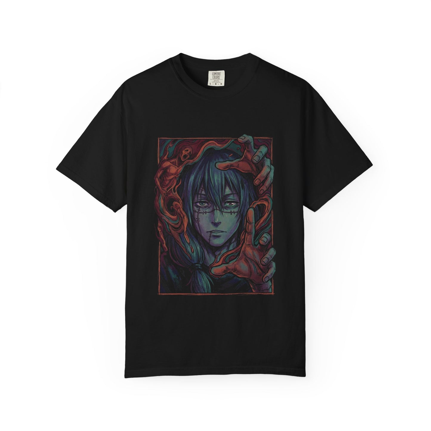 Jujutsu Kaisen Mahito Idle Transfiguration Patchwork Face Iconic Design Premium T-Shirt