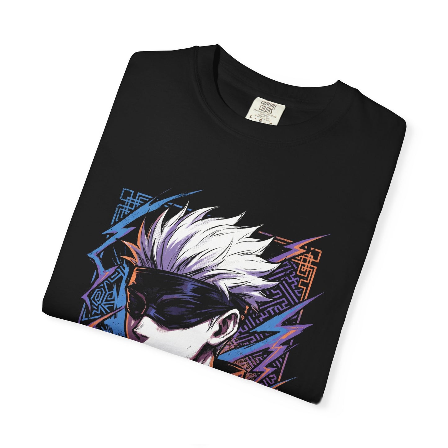 Gojo Satoru JJK White Hair Blindfold Portrait Premium T-Shirt