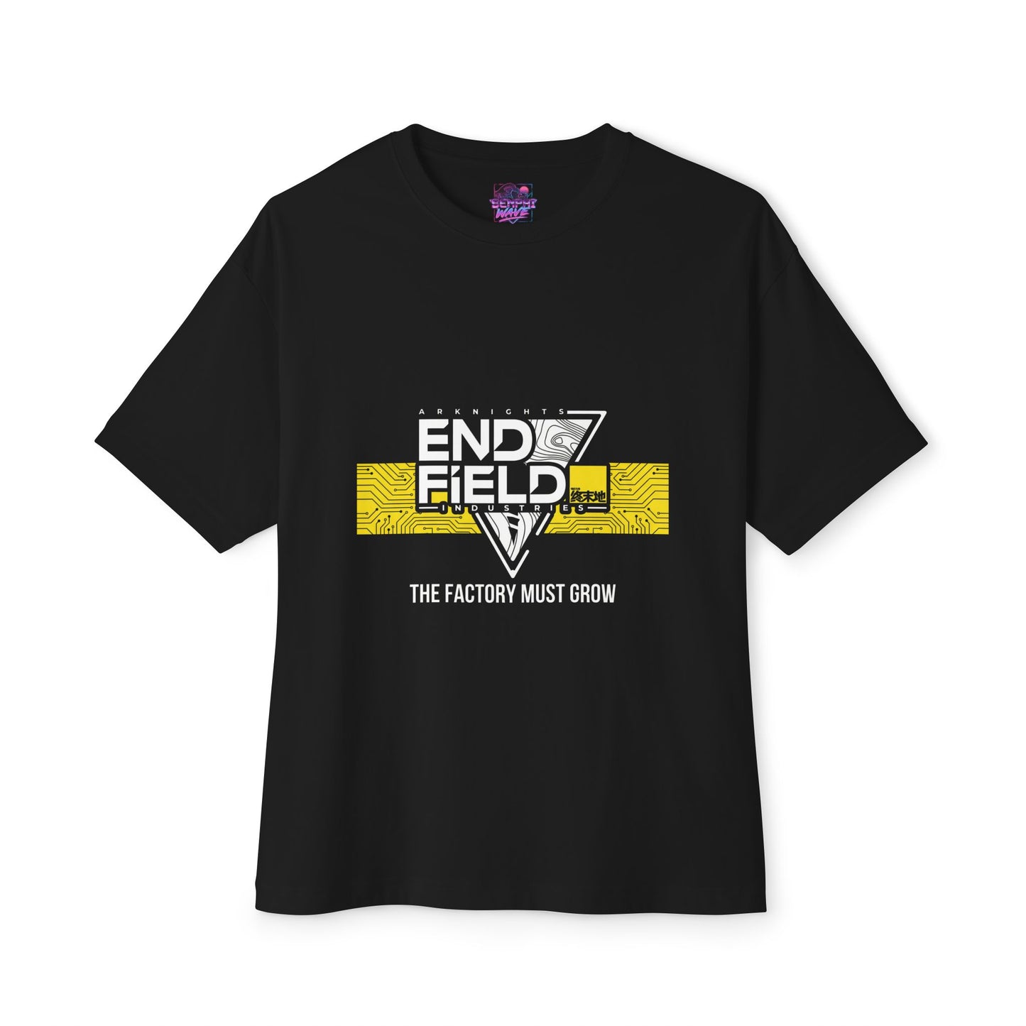 Arknights Endfield The Factory Must Grow Meme Factory Expansion Automation Endless Build Premium Oversized Unisex T-Shirt