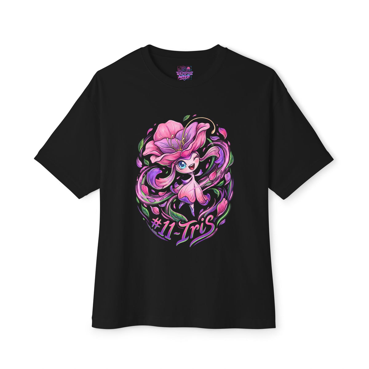 Iris Aniimo Elemental Burst Creature Art - Oversized Premium Tee