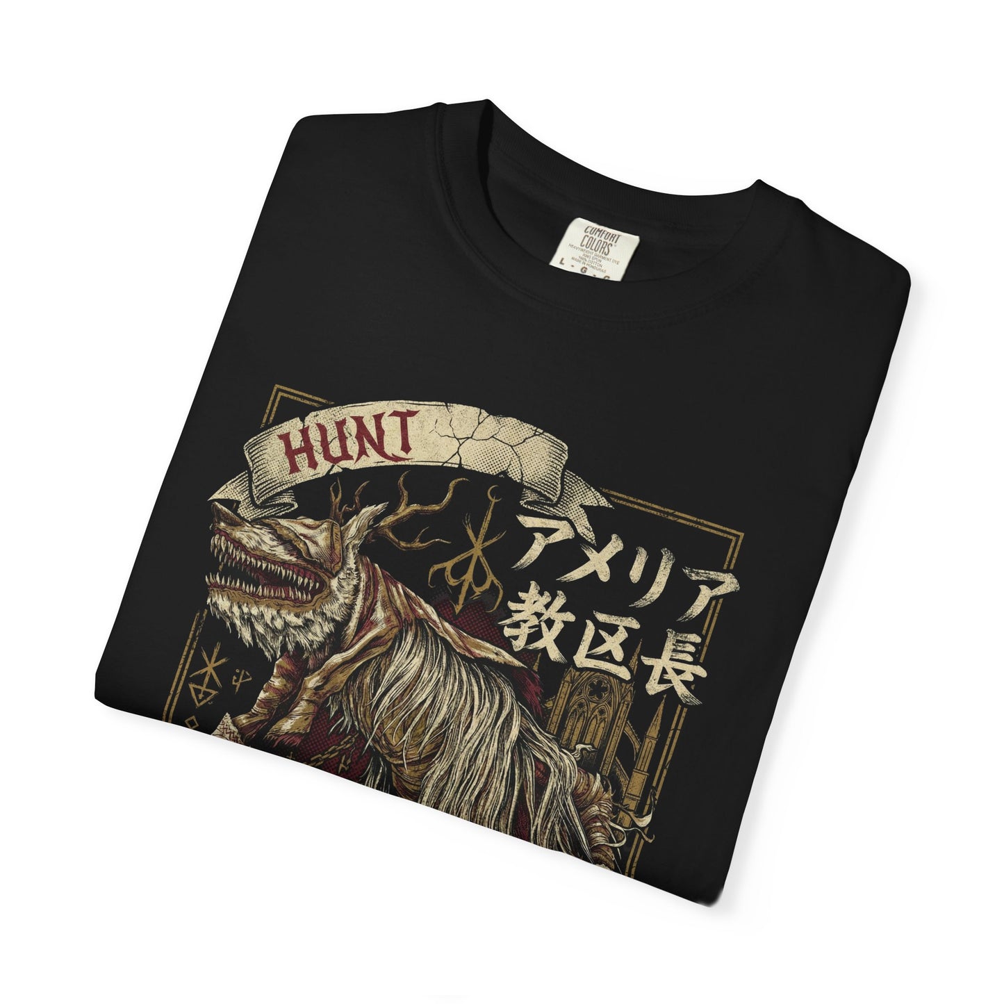 Bloodborne Vicar Amelia Lupine Beast Antlers Fur Horror Icon Premium T-Shirt
