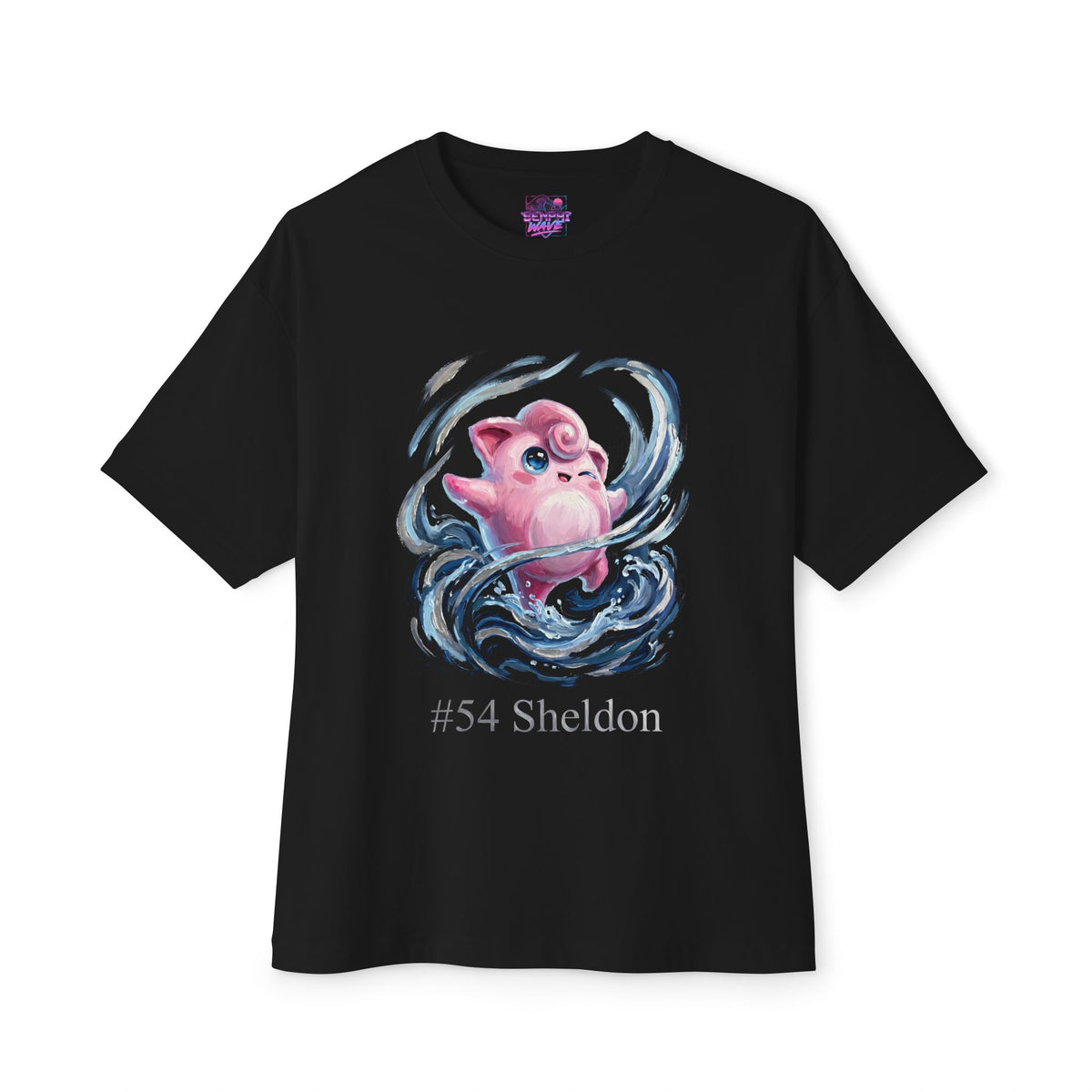 Sheldon Aniimo Moonlit Oil Painting Creature Art - Oversized Premium Tee