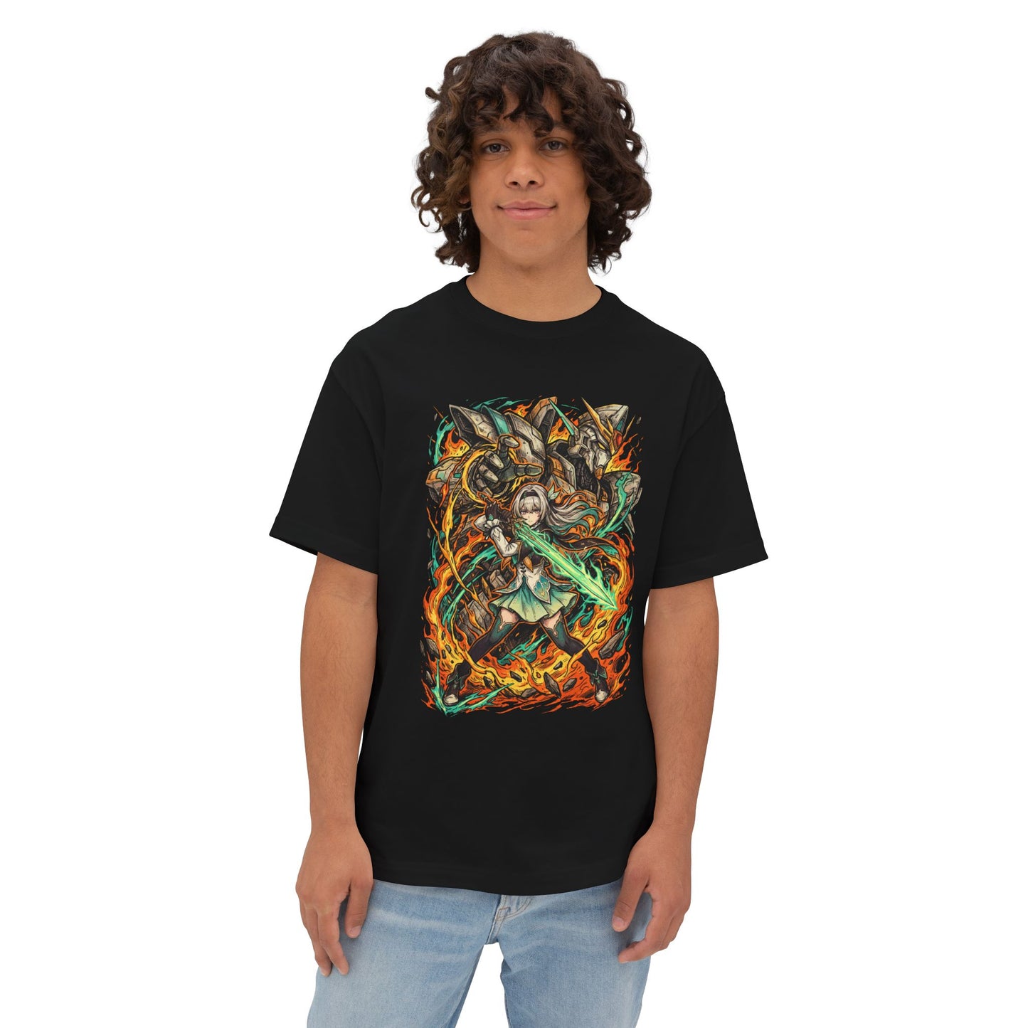 Firefly HSR: Ember of Glamoth Destruction DPS Premium Oversized Unisex T-Shirt