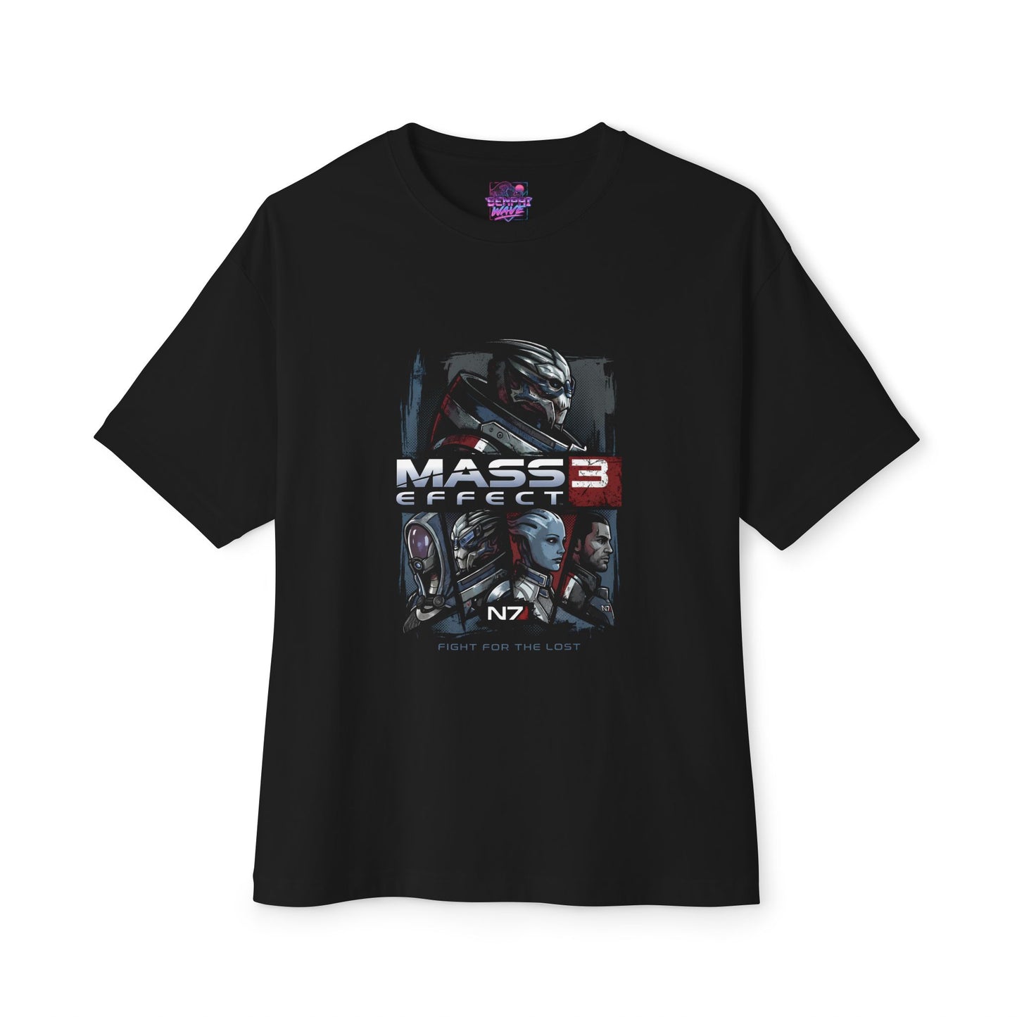 Mass Effect Award-Winning Sci-Fi RPG Epic Narrative Premium Oversized Unisex T-Shirt