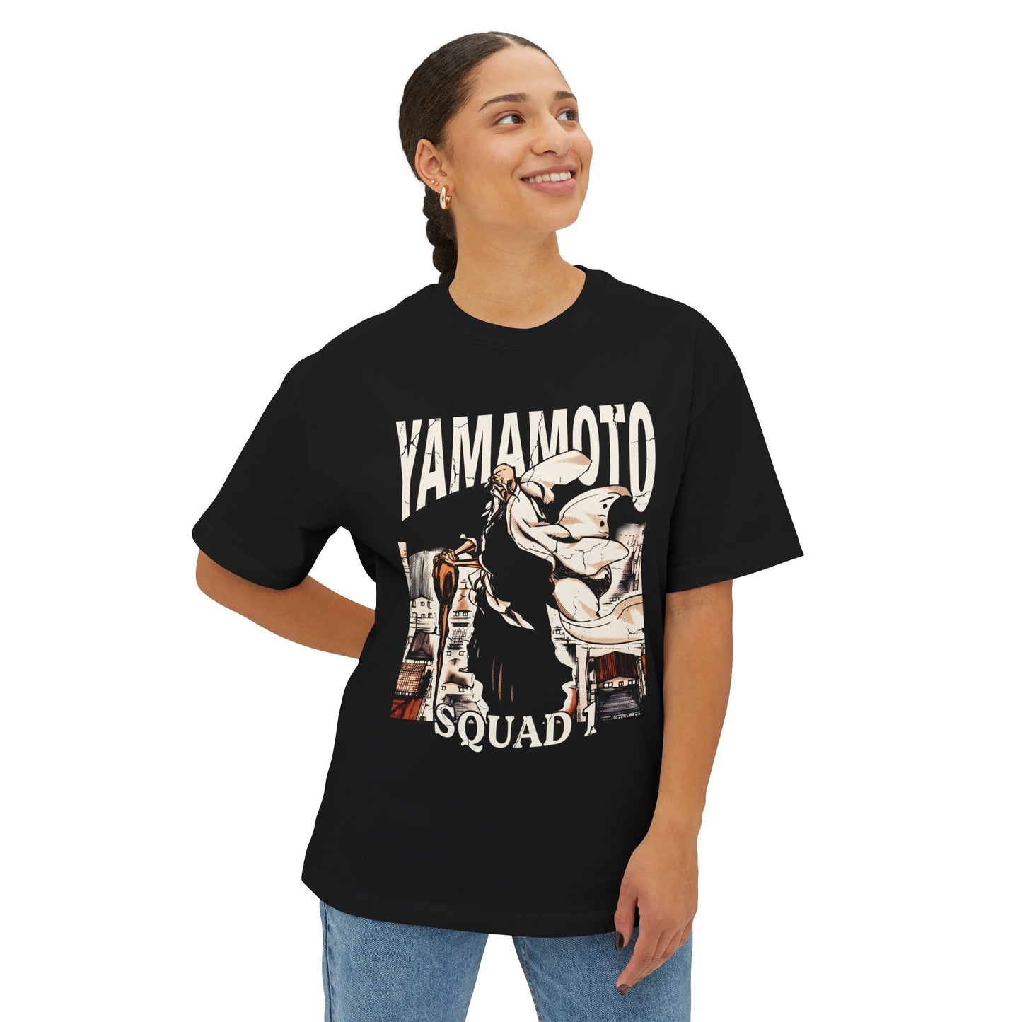 Yamamoto Genryusai Bleach Manga Vintage Streetwear Graphic