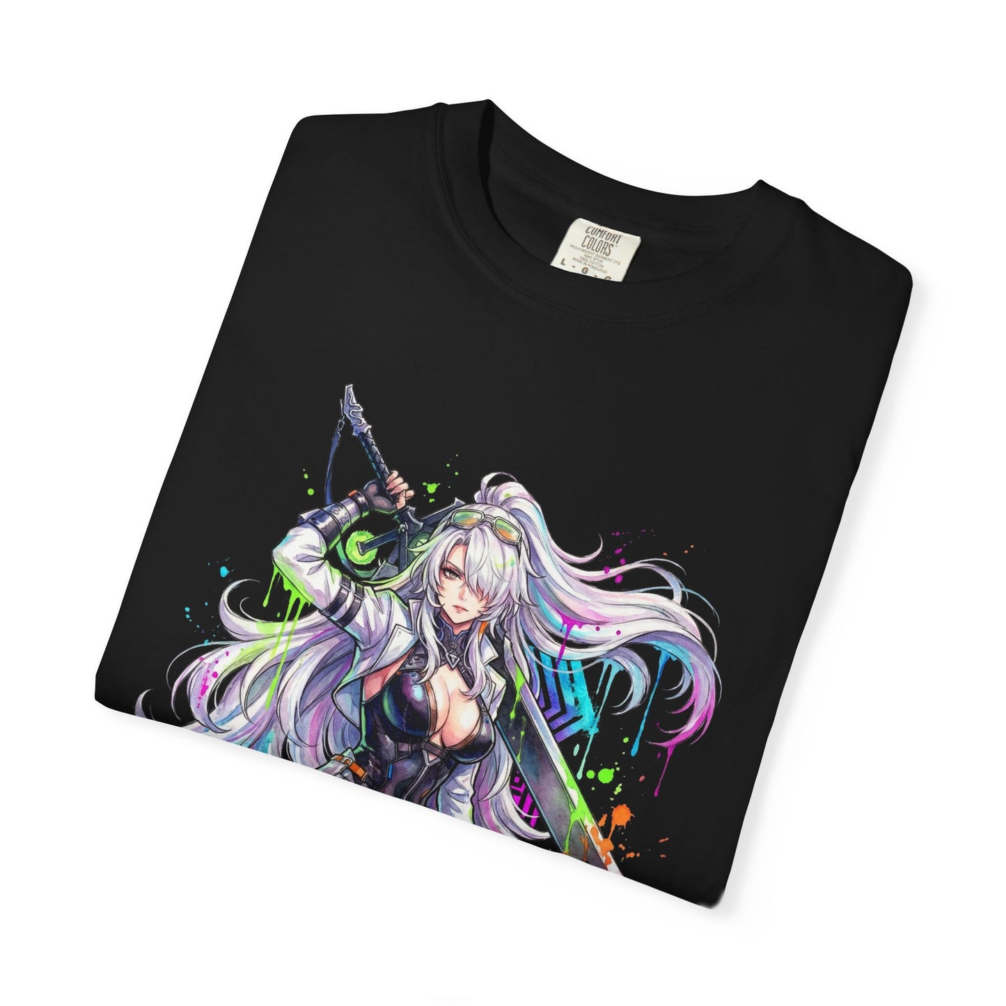 Nine Defense Scaling Burst DPS Chaos Zero Nightmare Vanguard Illustration Premium T-Shirt