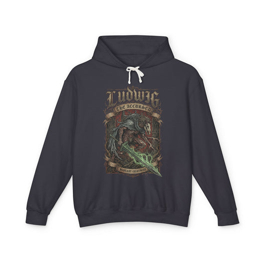 Ludwig Bloodborne Holy Moonlight Sword Phase Two Portrait Unisex Premium Hoodie
