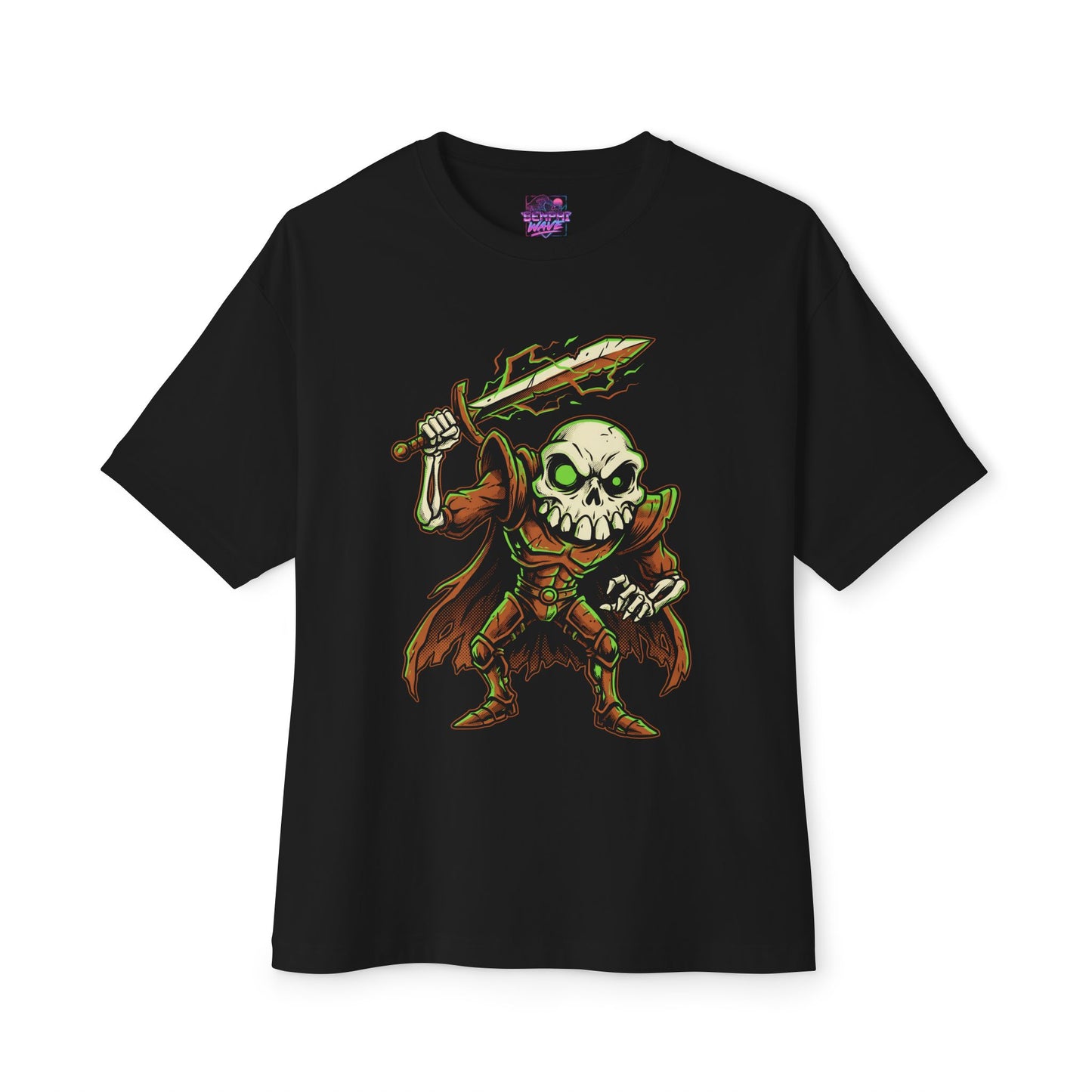 Skeleton Warrior Skeleton Warrior Gaming Graphic Tee Premium Oversized Unisex T-Shirt