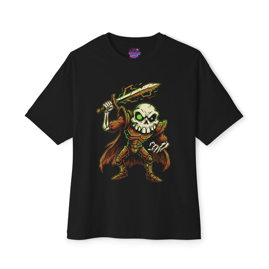 Skeleton Warrior Skeleton Warrior Gaming Graphic Oversized Tee