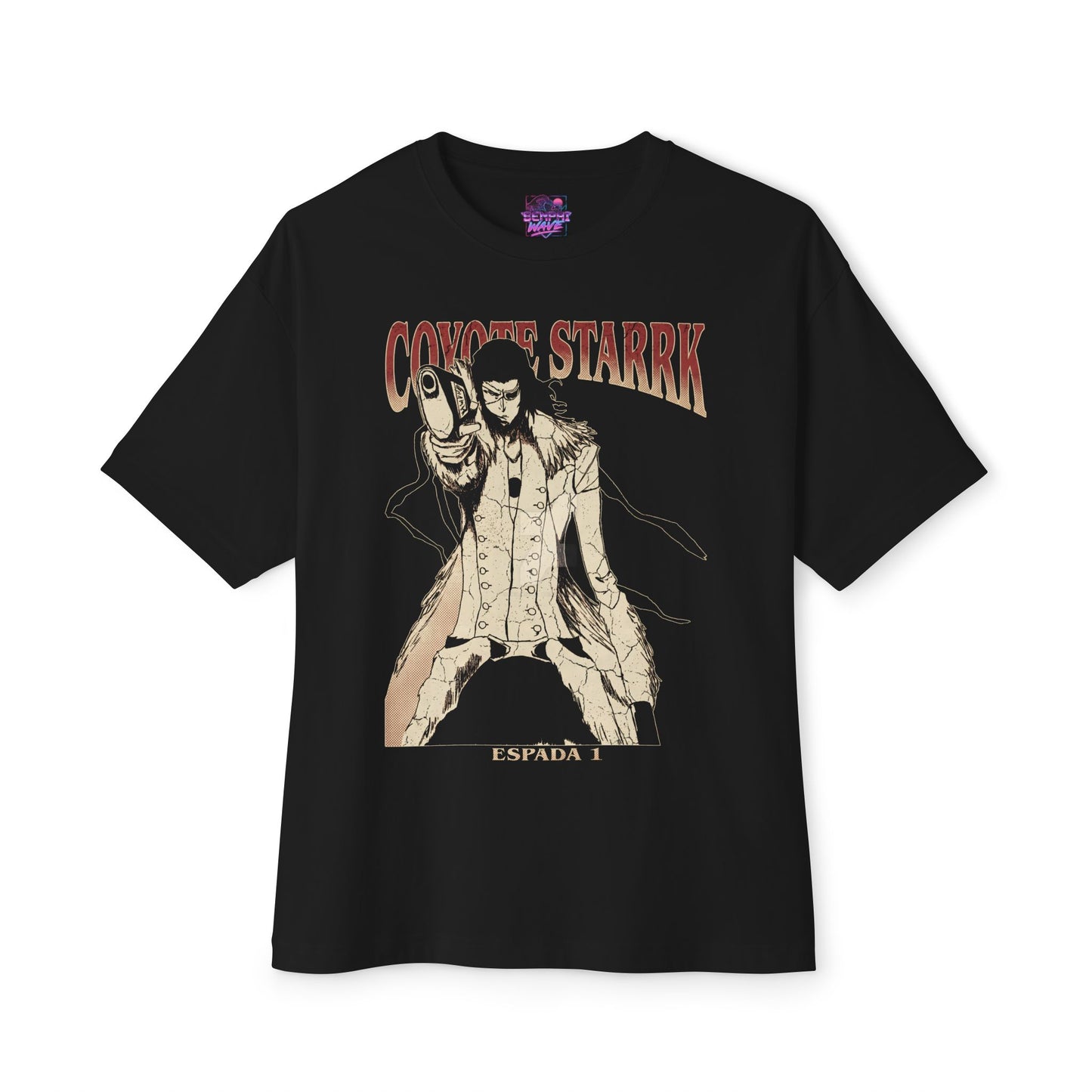 Coyote Starrk Bleach Soul Reaper Retro Bootleg Tee - Oversized Premium Tee