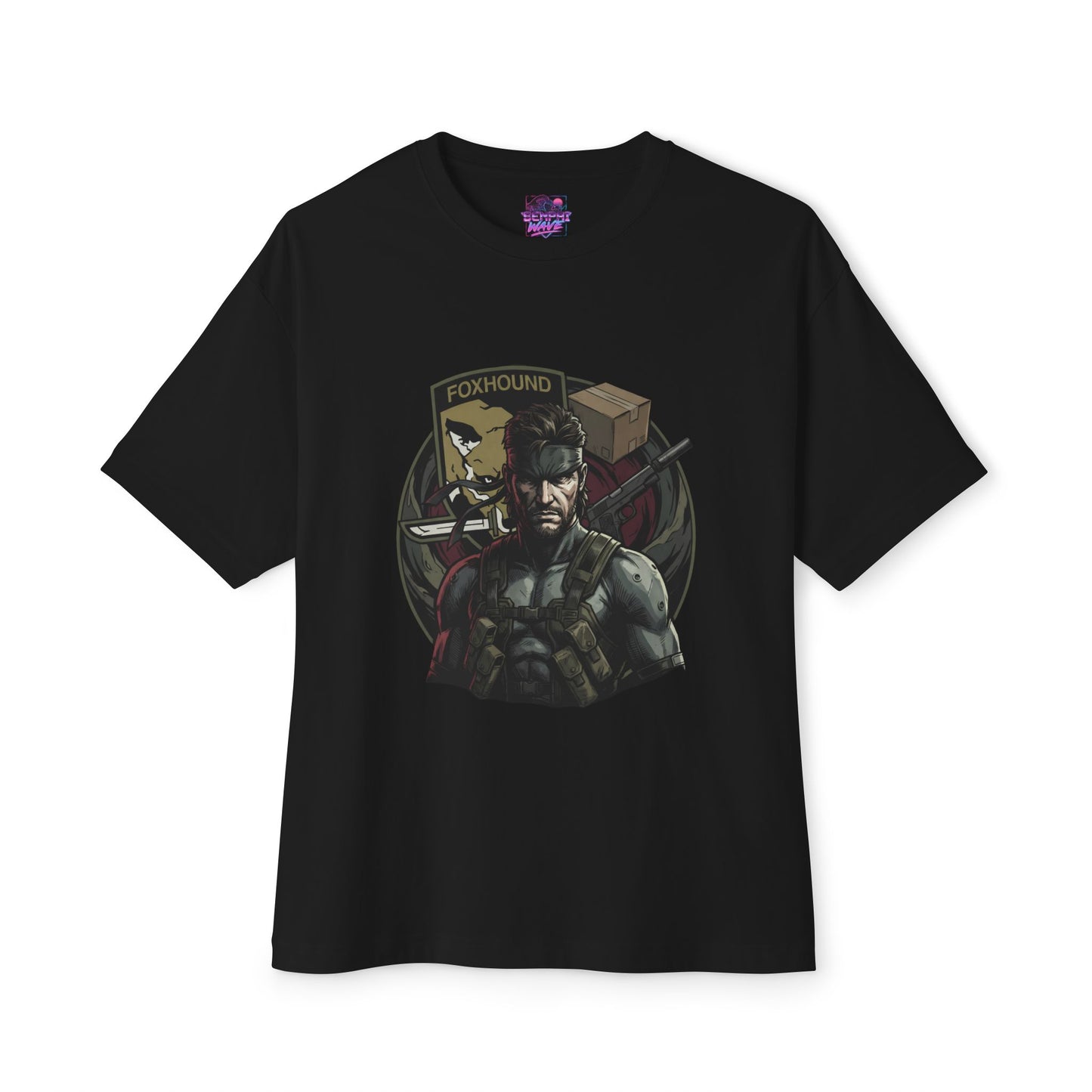 Solid Snake Metal Gear Solid: Legendary Stealth Operative Premium Oversized Unisex T-Shirt