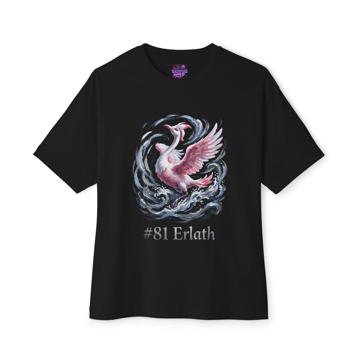 Erlath Aniimo Moonlit Oil Painting Creature Art - Oversized Premium Tee