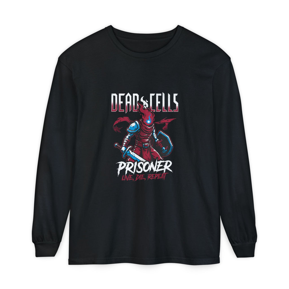 Dead Cells Prisoner Live Die Repeat Long Sleeve Tee