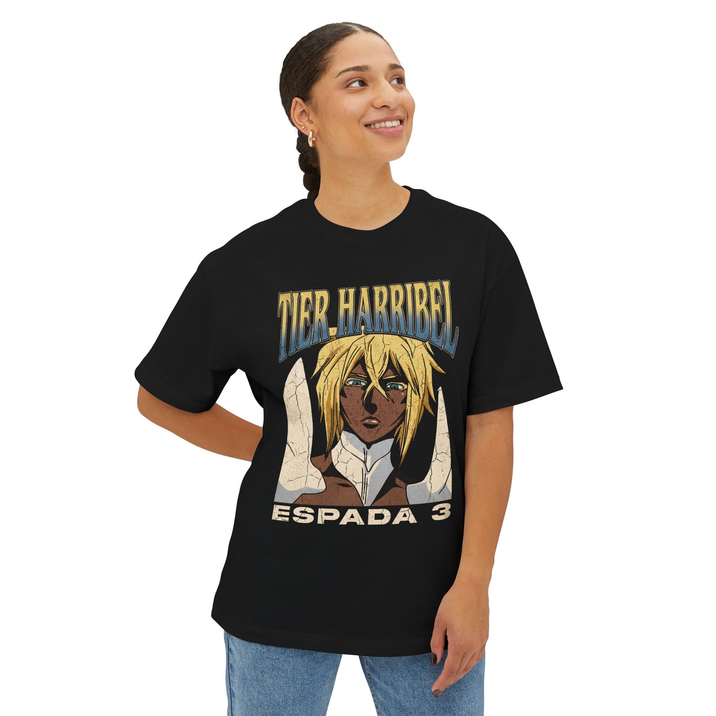 Tia Halibel Retro Bleach Anime Bootleg Shirt — Vol 2 - Oversized Premium Tee