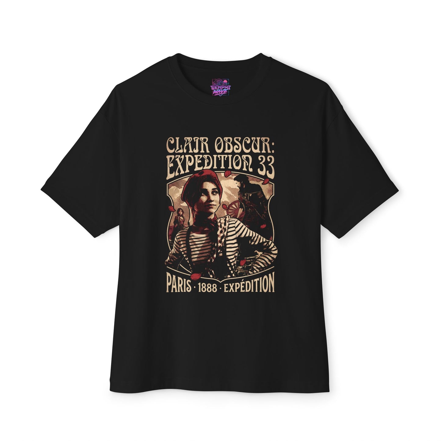 Clair Obscur Expedition 33: Streetwear Red Petal Gommage Premium Oversized Unisex T-Shirt