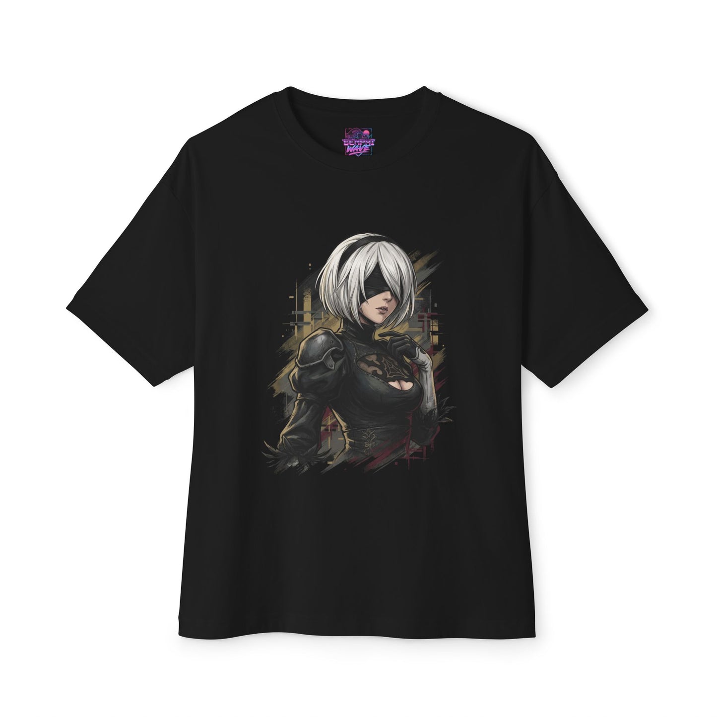 Nier Automata 2B Design Shirt | Self-Destruct Glory to Mankind Tee Gift Premium Oversized Unisex T-Shirt