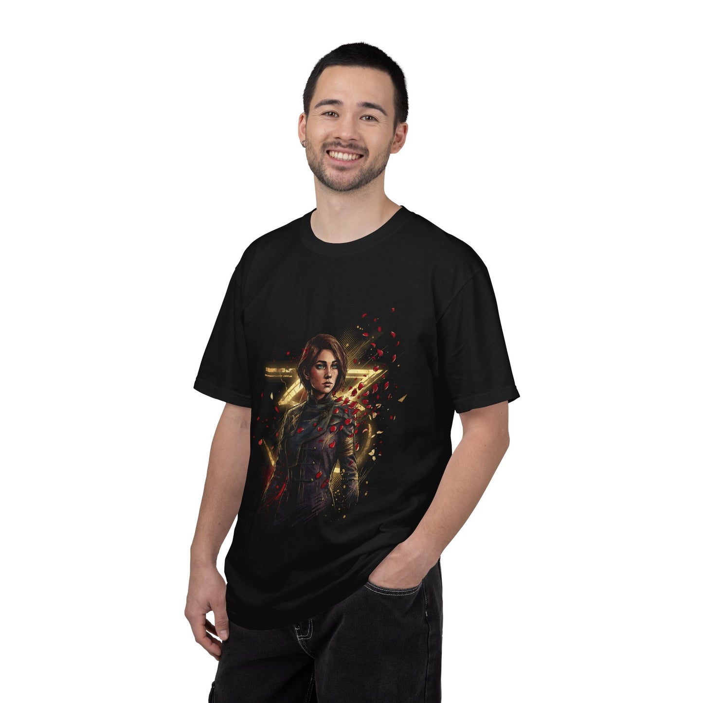 Expedition 33 Maelle Portrait – Virtuoso Stance Burn Nuke DPS Art Premium T-Shirt