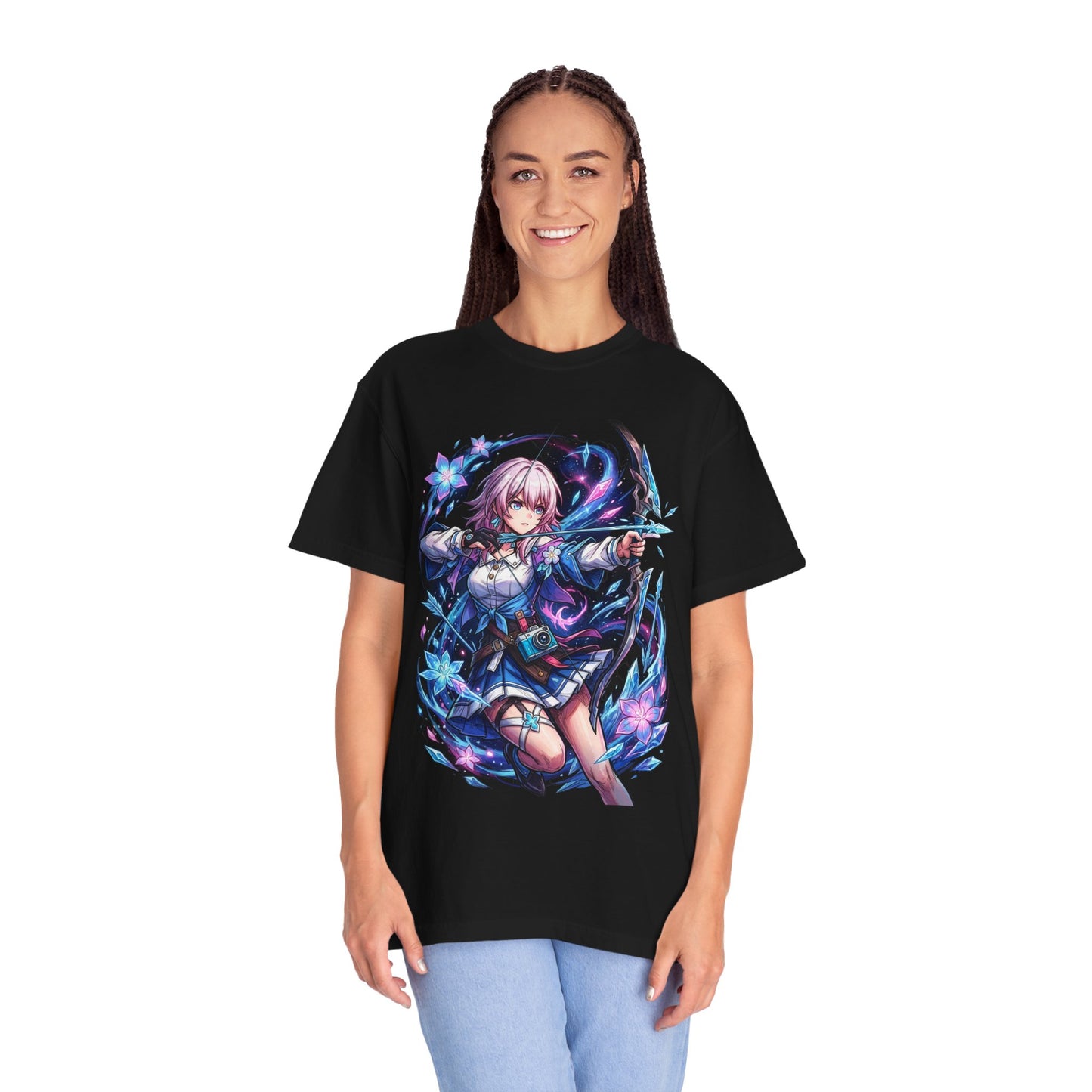 March 7th Honkai Star Rail: Preservation Queen with Pink Hair Premium T-Shirt