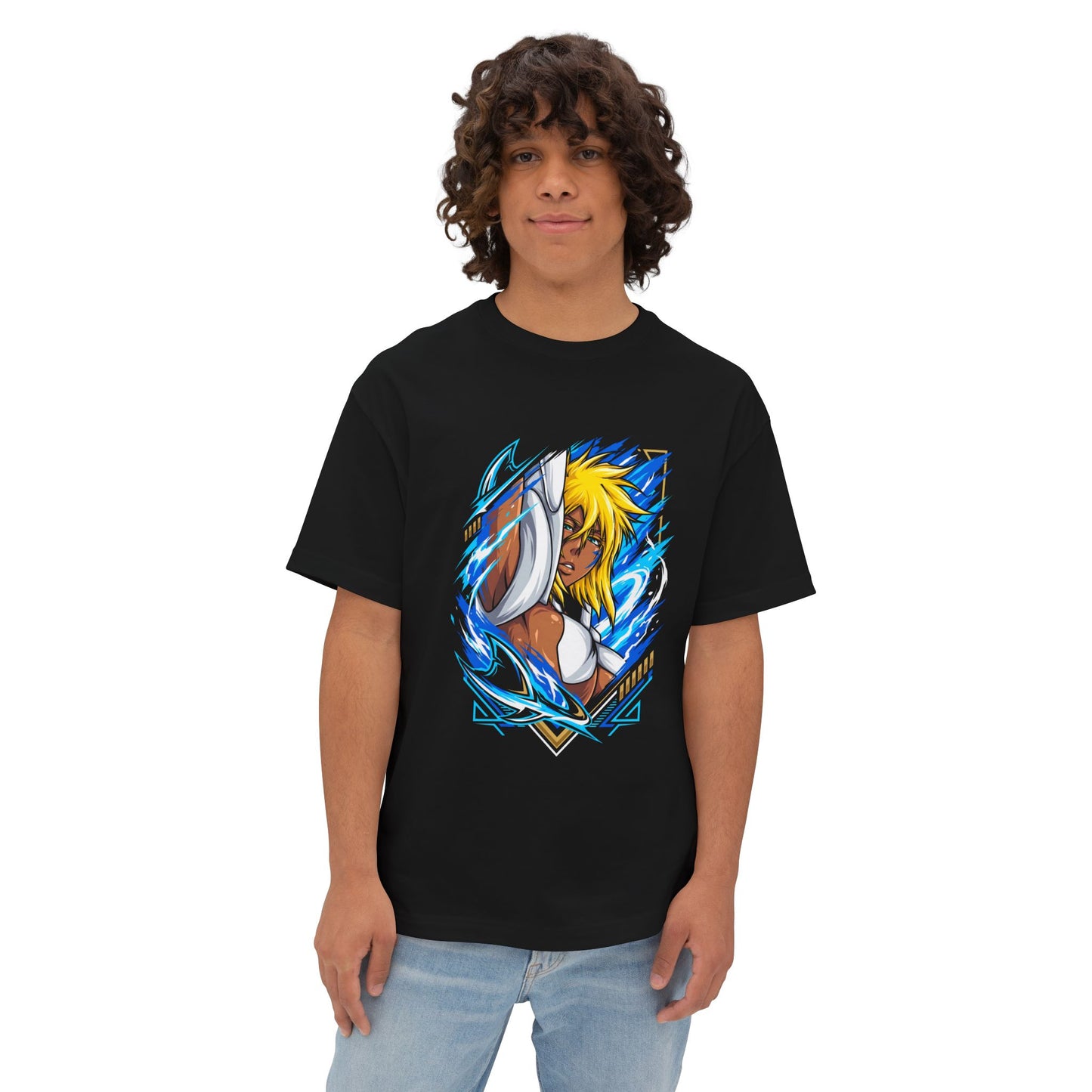 Tier Harribel Bleach Long Blonde Hair Espada Icon Premium Oversized Unisex T-Shirt