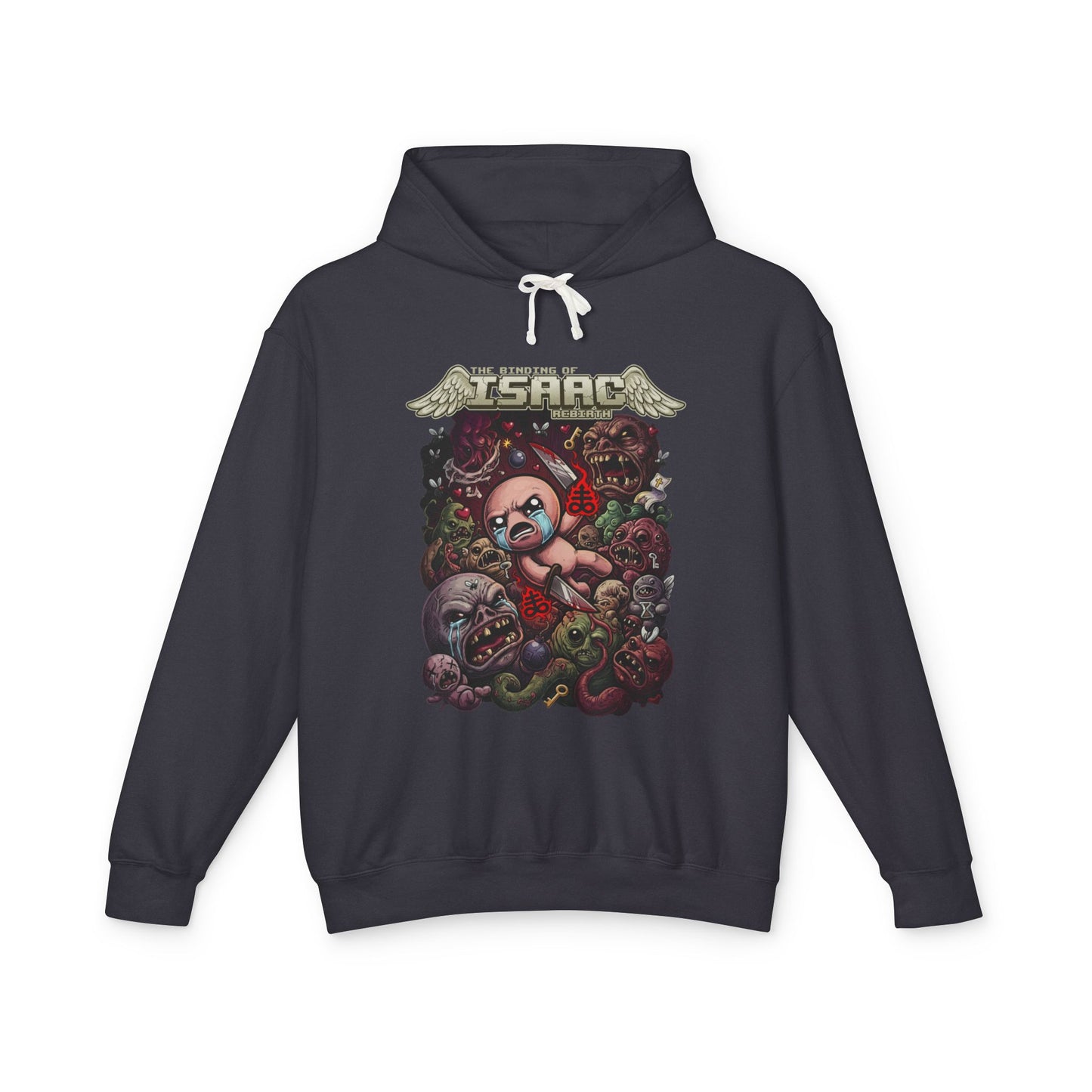 Binding of Isaac Rebirth Pixel Art Fan Portrait Unisex Premium Hoodie
