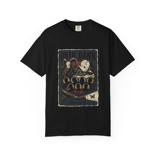 Sam Until Dawn Fan Design – Brave Survivor Axe Wielding Hero Pose Premium T-Shirt