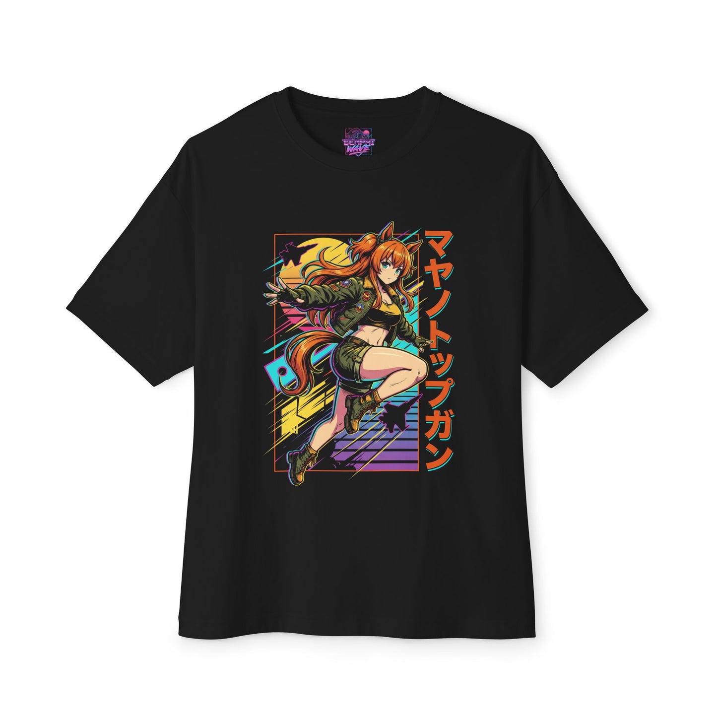 Mayano Top Gun Umamusume: Top Gun Maverick Vibes Premium Oversized Unisex T-Shirt