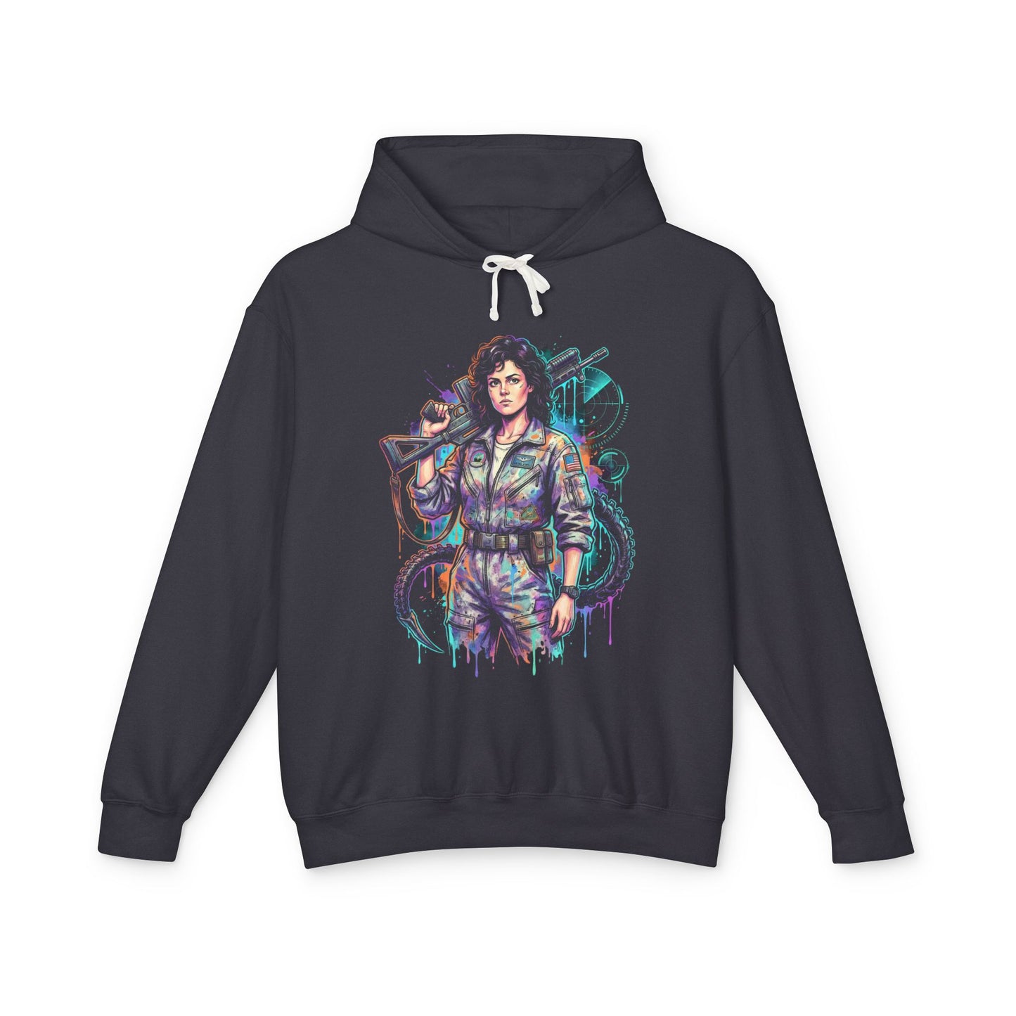Ellen Ripley Warrant Officer Nostromo Final Girl Alien 1979 Unisex Premium Hoodie