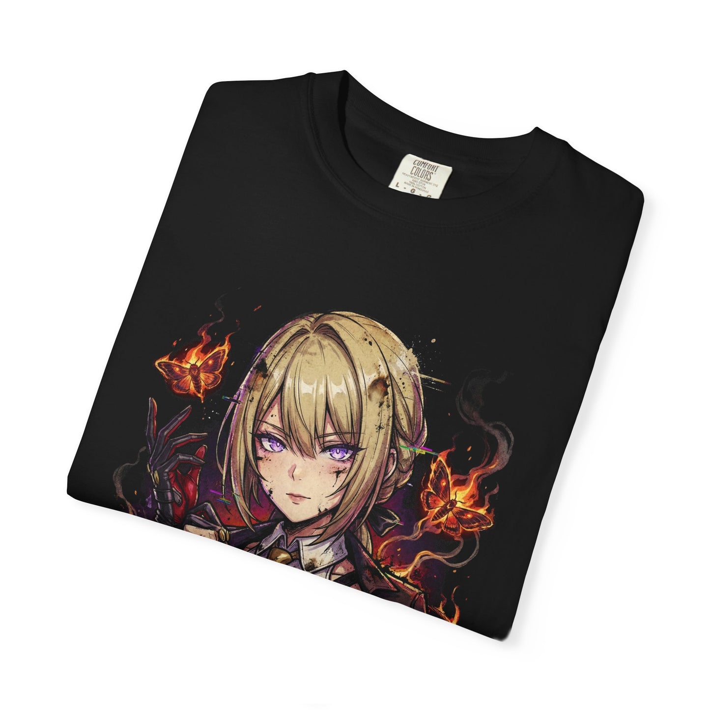 Evelyn Chevalier ZZZ Red Burning Tethers Portrait Premium T-Shirt