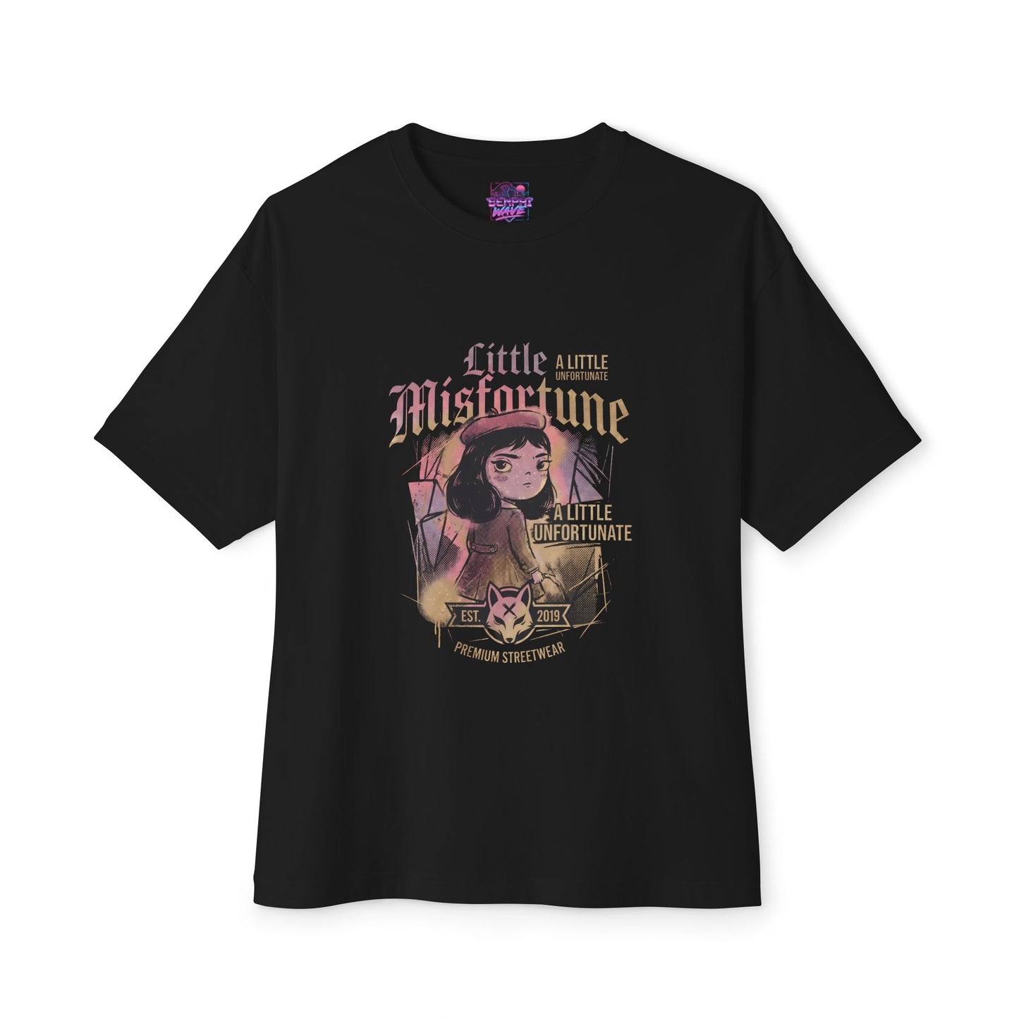 Little Misfortune: Benjamin the Fox Silent Guardian Premium Oversized Unisex T-Shirt