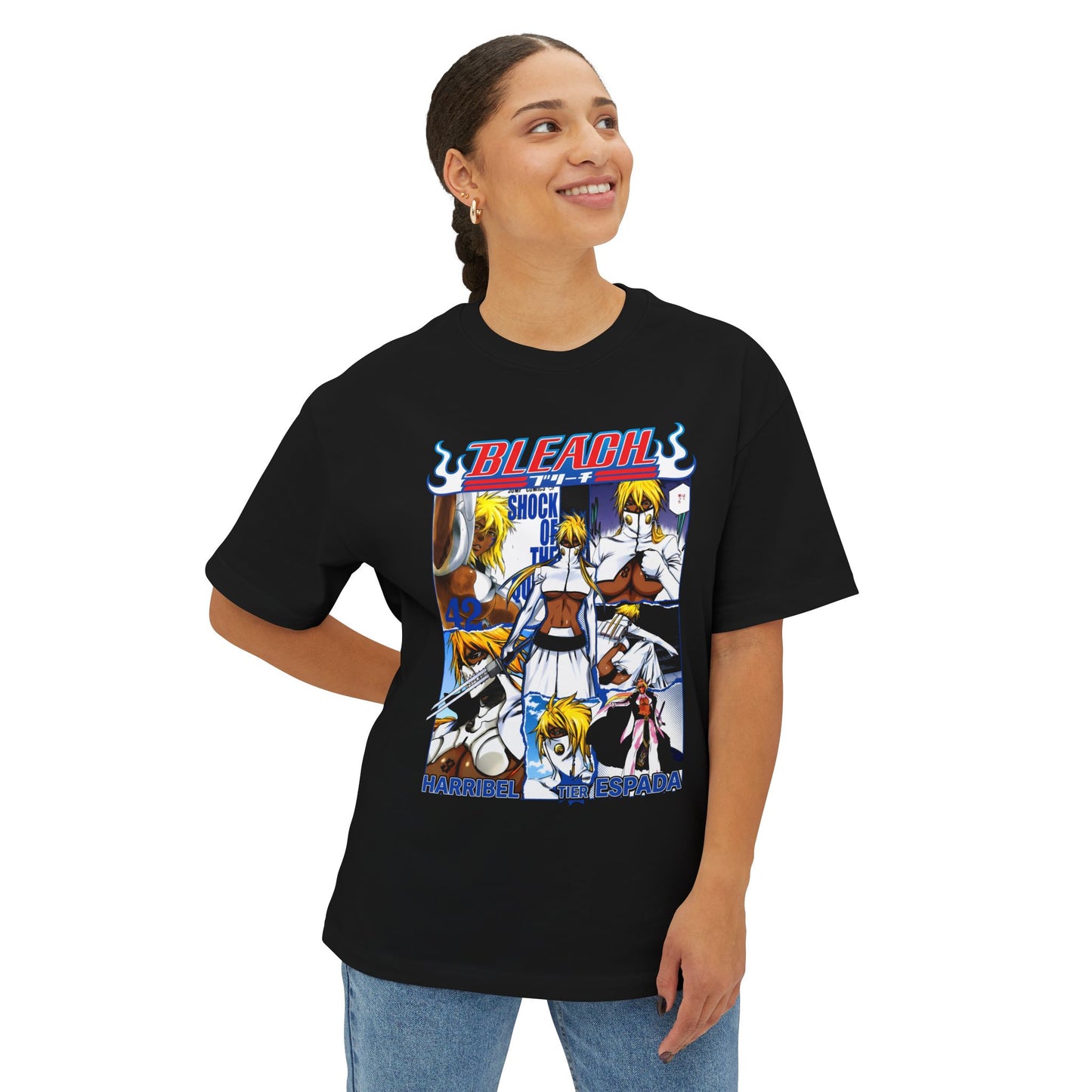 Harribel Elegant Hollow Mask Ruler Premium Oversized Unisex T-Shirt