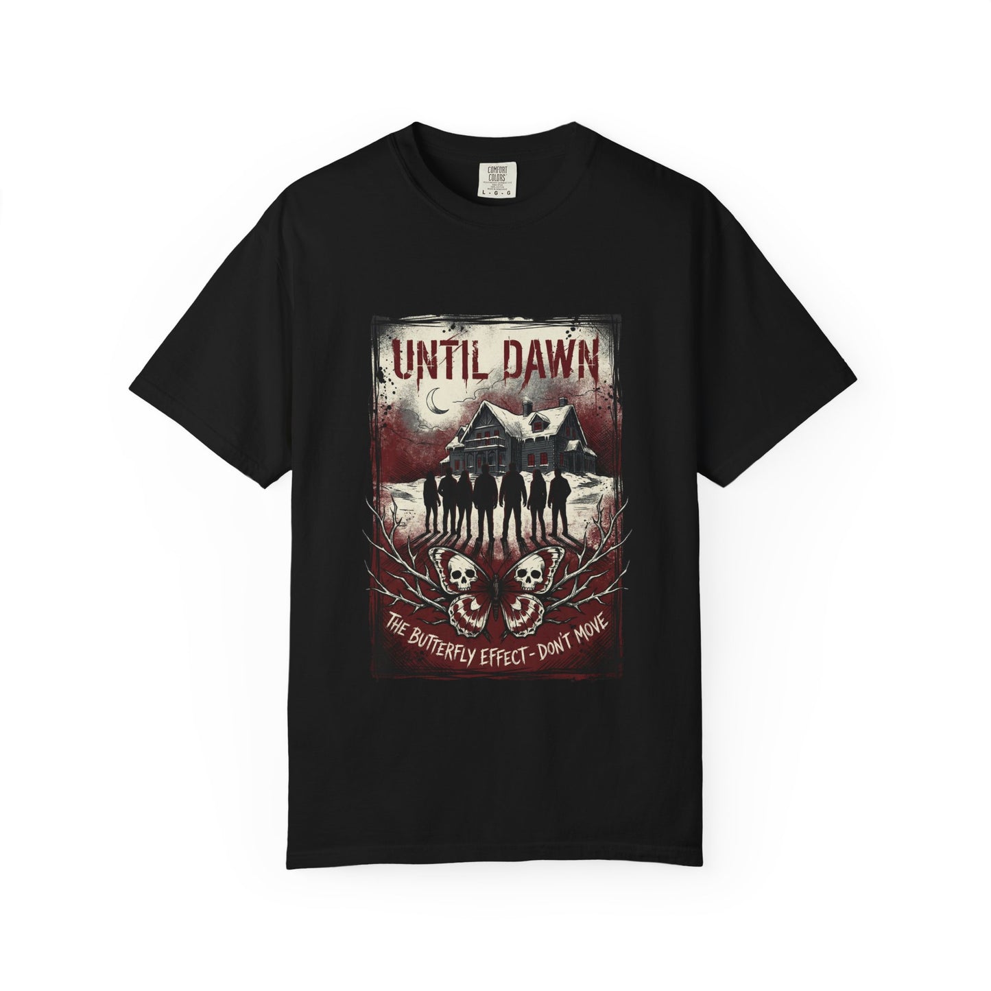 Until Dawn Remake Group Silhouette – 8 Friends Choices Matter Vibes Premium T-Shirt