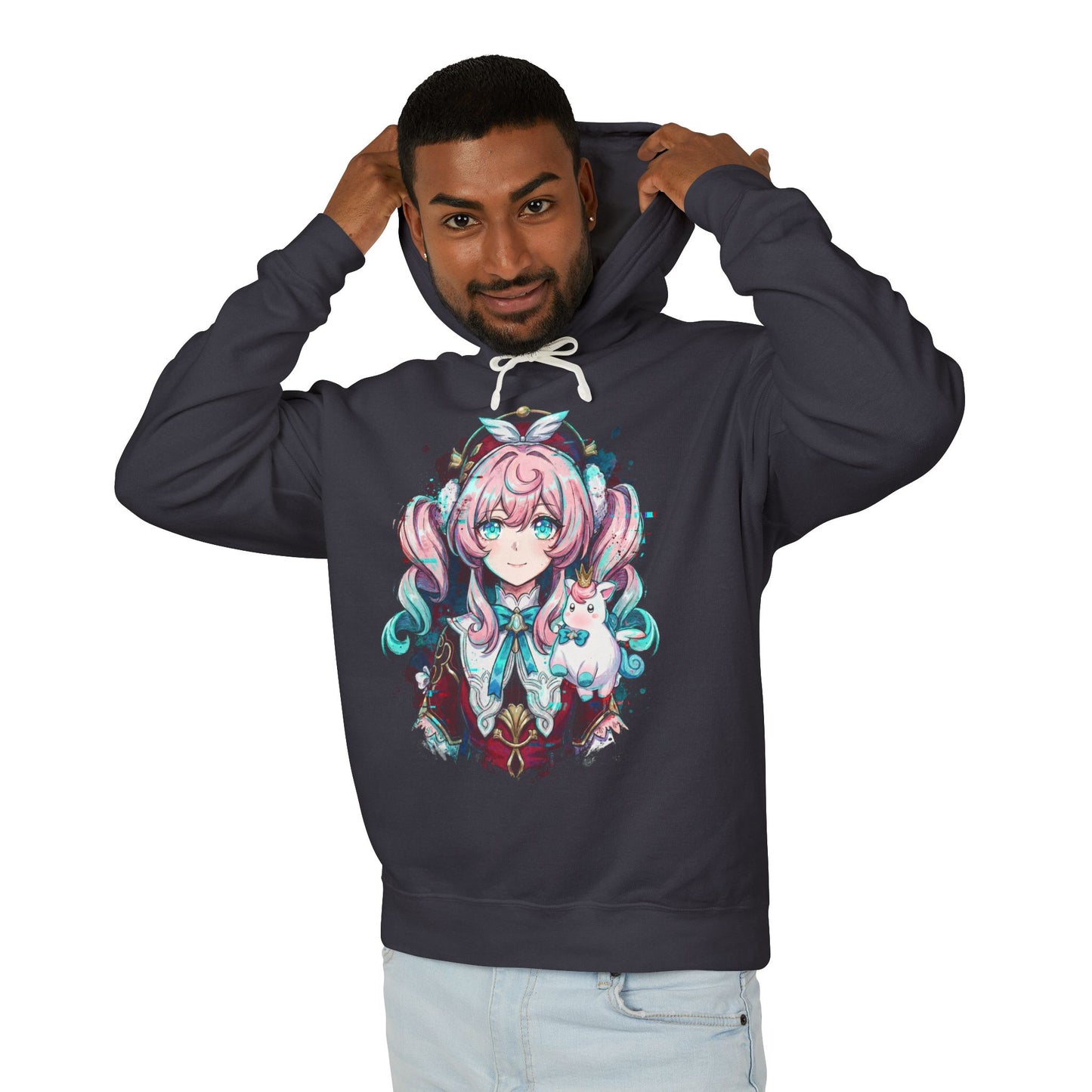 Hyacine HSR Physician Hyacinthia Rainbow Light Buff Design Unisex Premium Hoodie