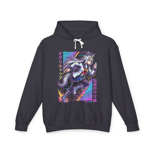 Umamusume Oguri Cap Legendary Horse Girl Neon Fan Art Hoodie