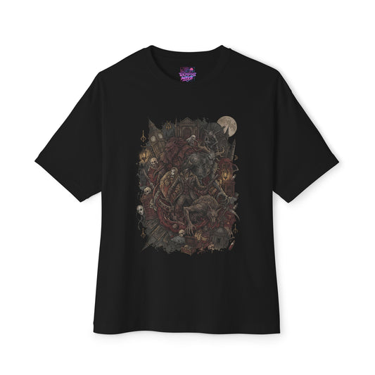 Bloodborne Hunter Good Hunter Trenchcoat Night of the Blood Hunt Premium Oversized Unisex T-Shirt