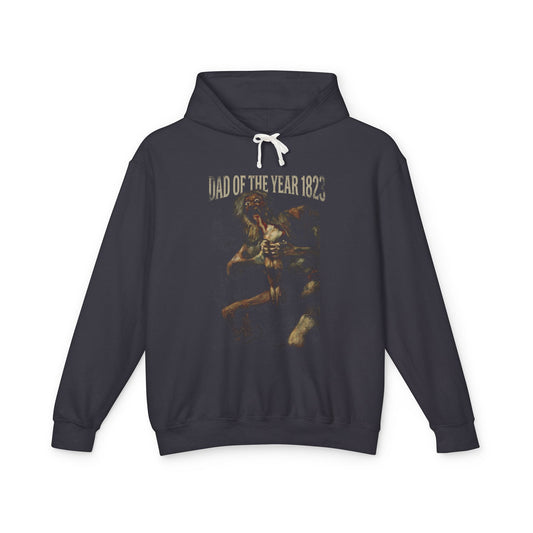 Saturn Devouring His Son Meme – Relatable Family Dinner Cursed Humor Devour me Daddy Unisex Premium Hoodie