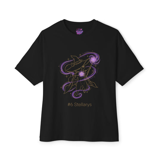 Stellarys Aniimo Gold Line Art Creature Art - Oversized Premium Tee