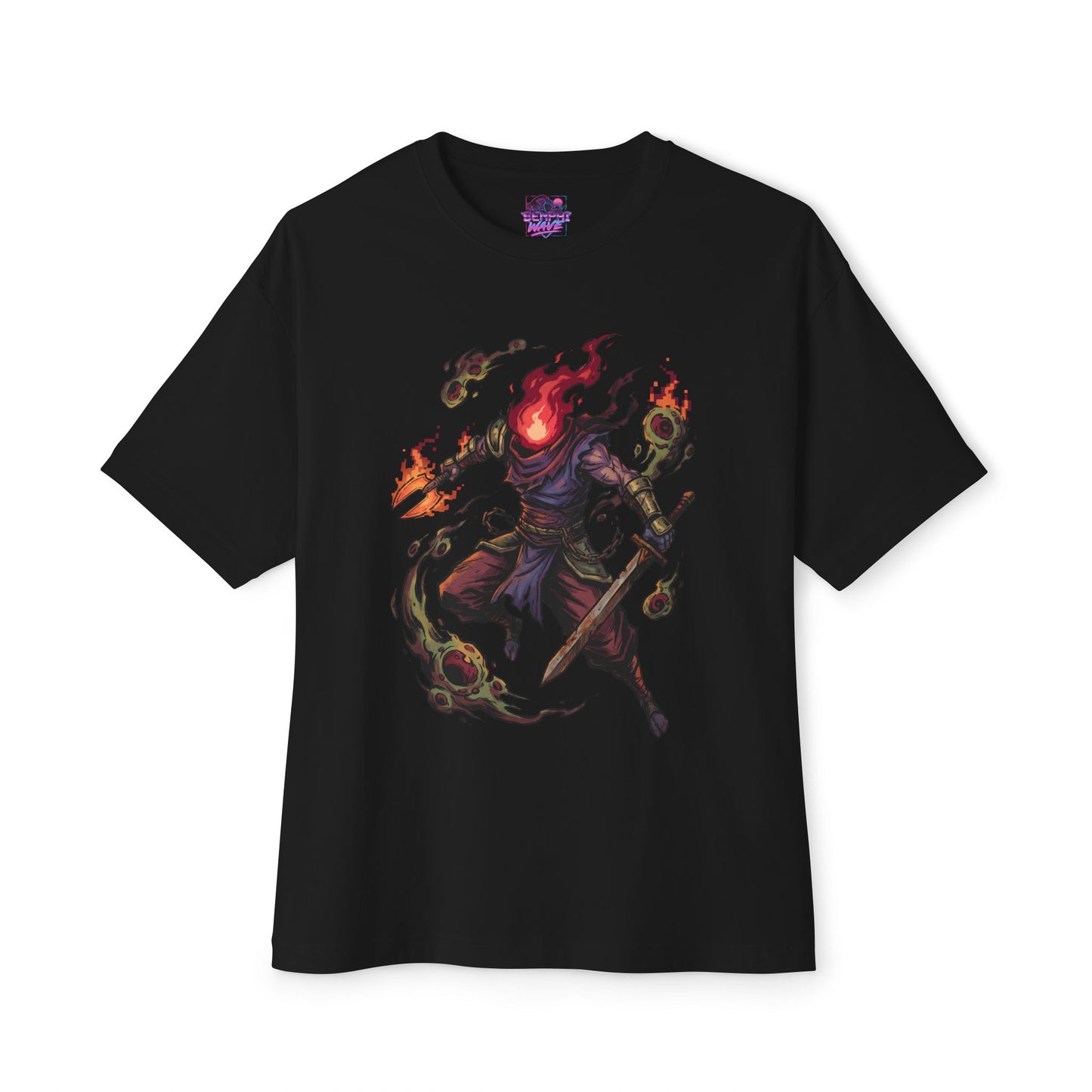 Dead Cells Prisoner Design Shirt | Roguevania Fan Beheaded Run Gift Tee Premium Oversized Unisex T-Shirt