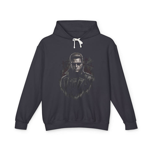 Vaporwave Resident Evil Albert Wesker Sunglasses Red Eyes Superhuman Design Unisex Premium Hoodie