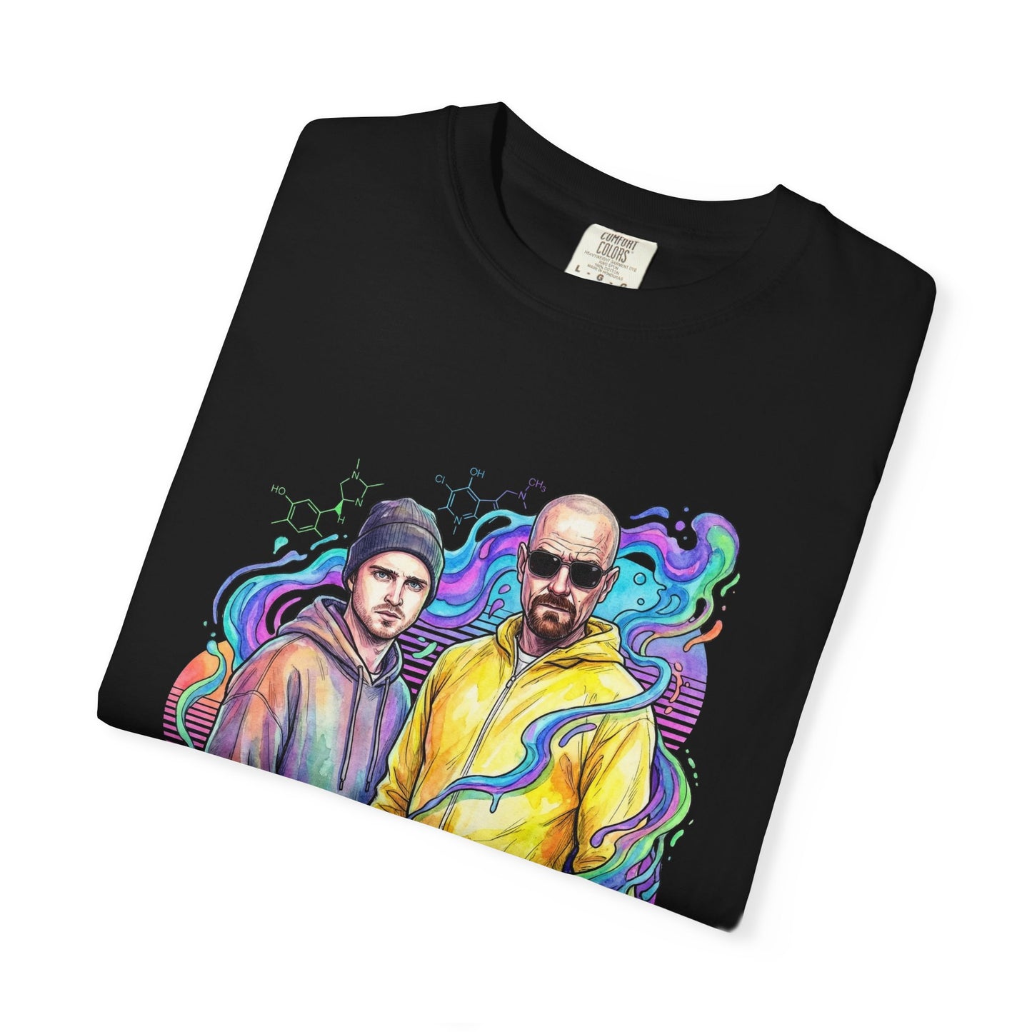 Walter White and Jesse Pinkman Breaking Bad Duo Portrait Premium T-Shirt