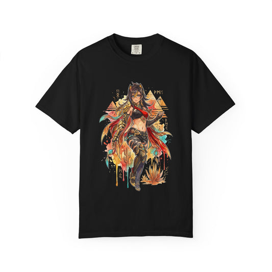 Genshin Impact Dehya Vaporwave Aesthetic Design Premium T-Shirt