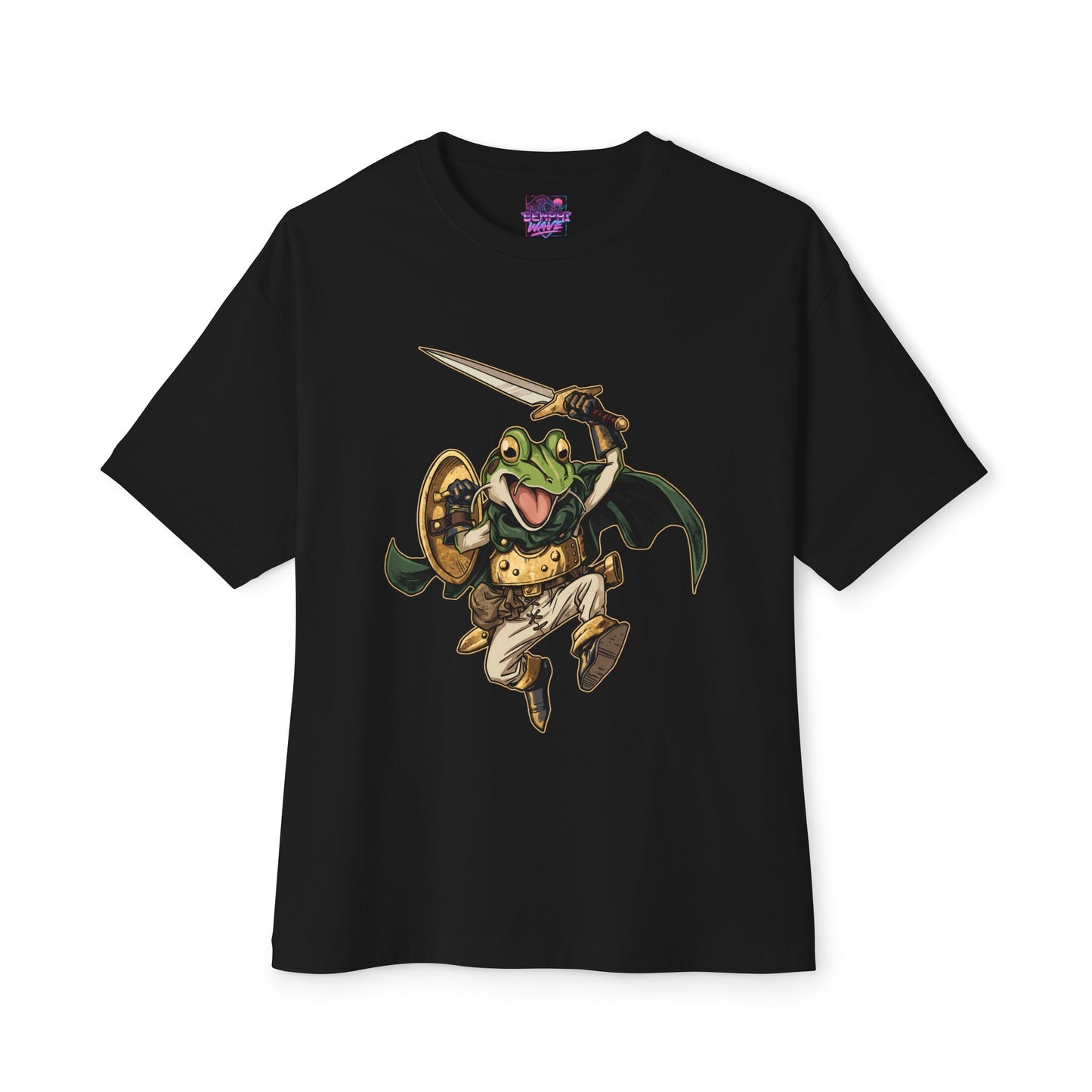 Chrono Trigger Frog Gaming Graphic Tee Premium Oversized Unisex T-Shirt