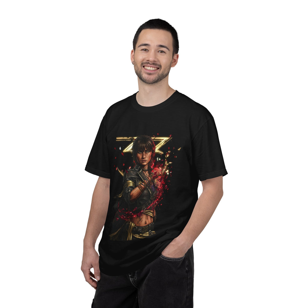 Expedition 33 Sciel Portrait – Scieleson Scythe Warm Teacher Warrior Art Premium T-Shirt