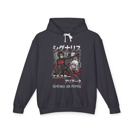 Signalis Pixel Horror Elster Technician Lost Partner Icon Unisex Premium Hoodie
