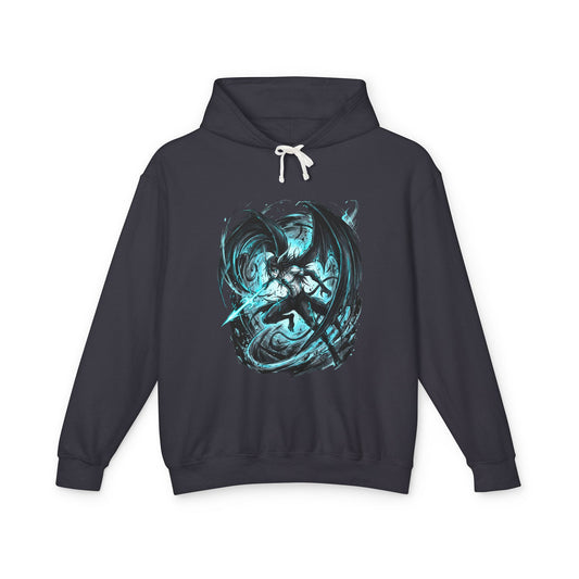 Ulquiorra Cifer Bleach Green Eyes Black Hair Design Unisex Premium Hoodie
