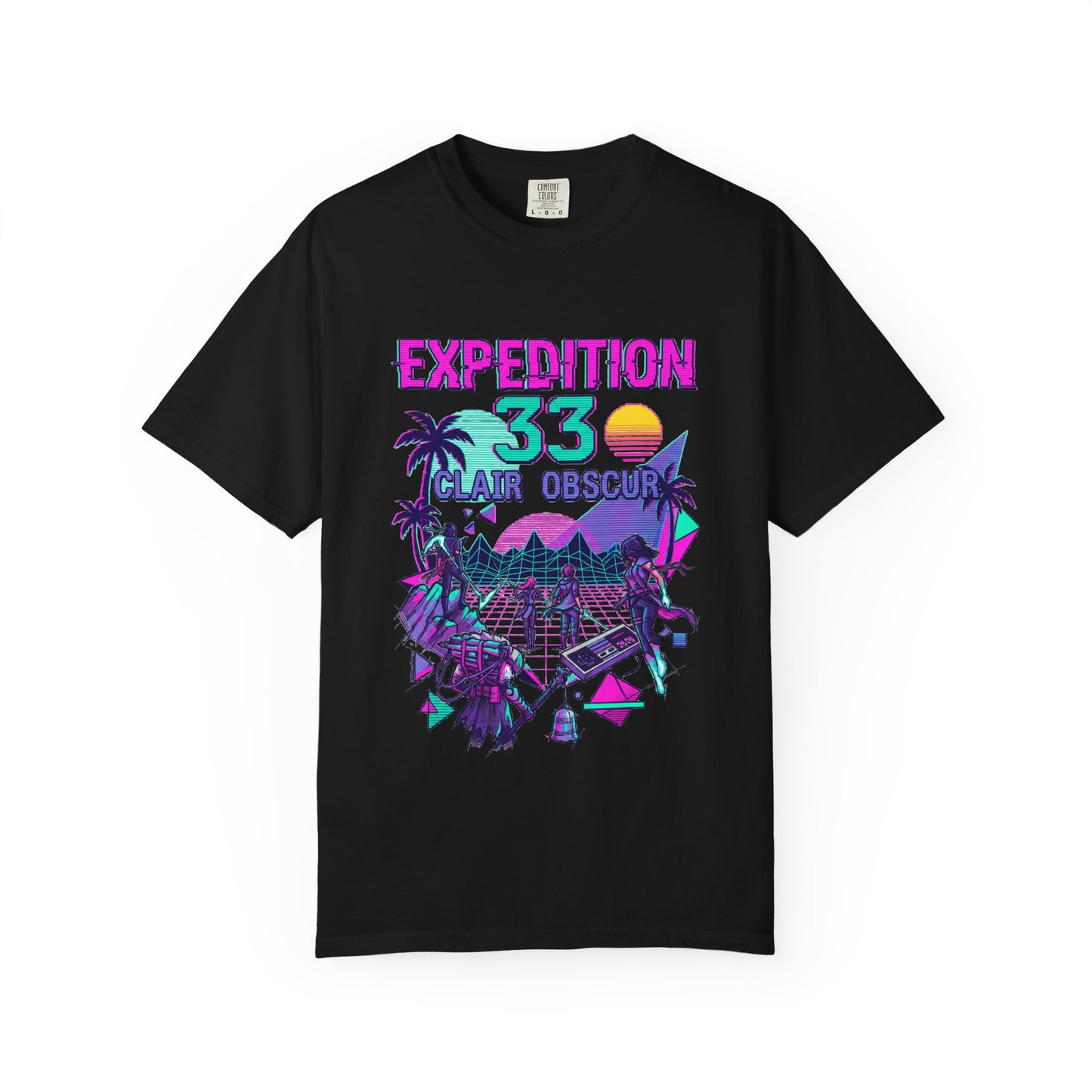 Clair Obscur Facing Paintress Retro Pixel Horror Boss Portrait Premium T-Shirt