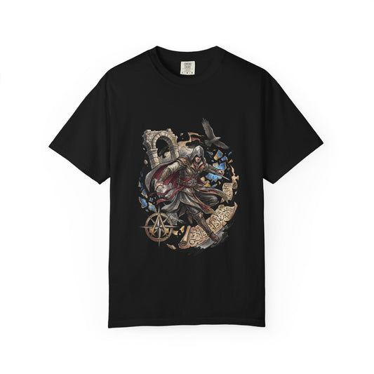 Renaissance Assassin Ezio Auditore Illustration Premium T-Shirt