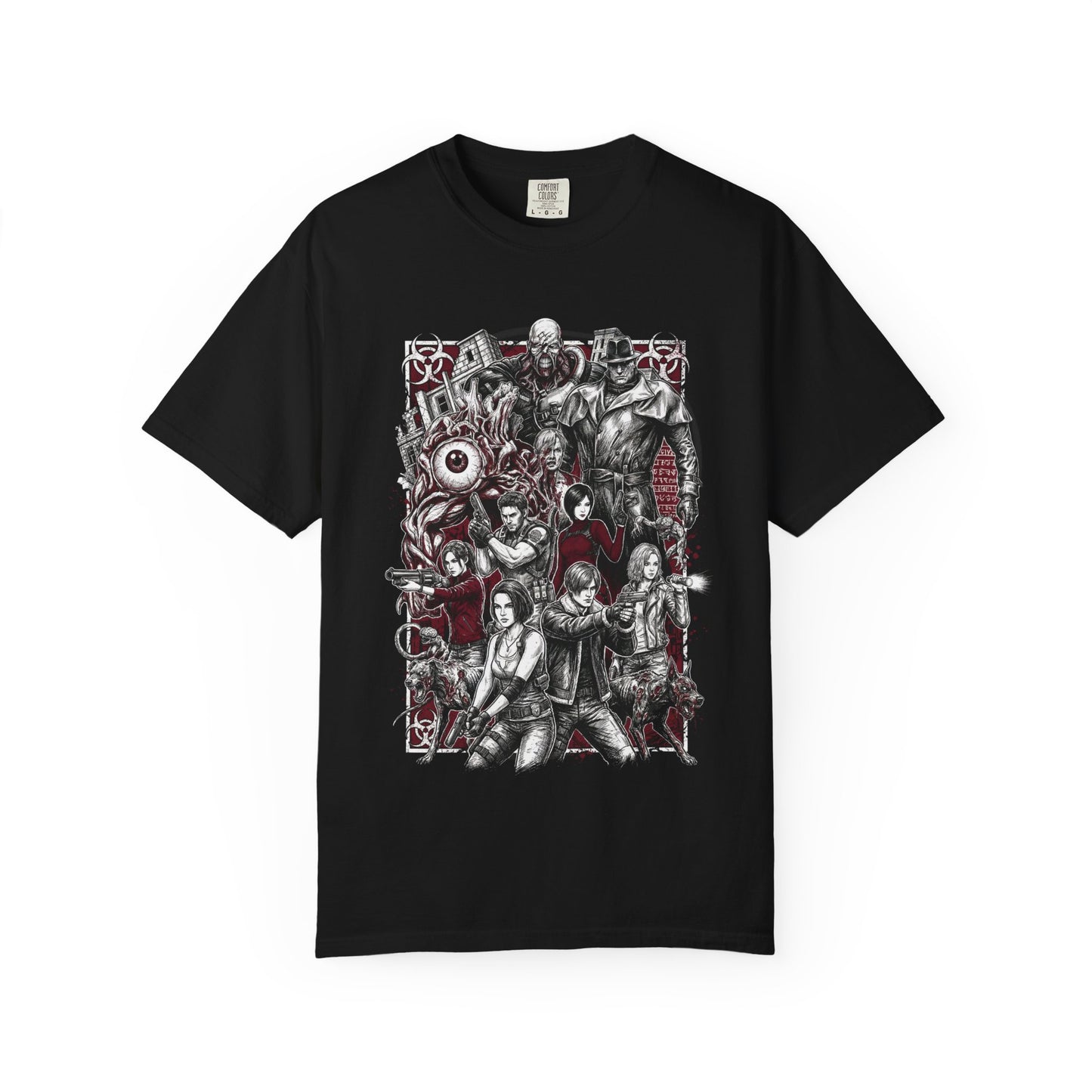 Resident Evil Jill Grace Chris Ada Claire Vs Birkin Nemesis Design Premium T-Shirt