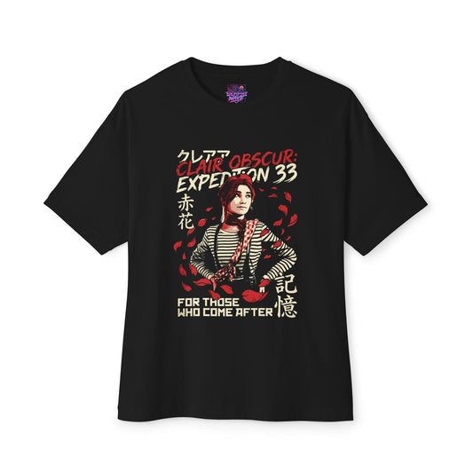 Expedition 33: Crimson Petal Urban Fashion Premium Oversized Unisex T-Shirt
