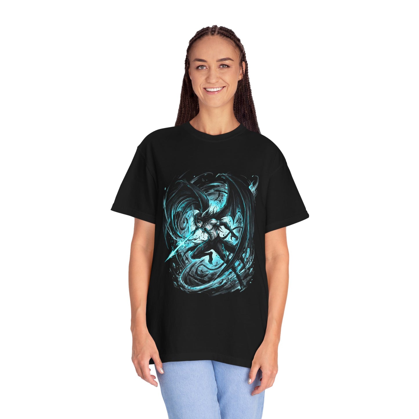 Ulquiorra Cifer Bleach Green Eyes Black Hair Design Premium T-Shirt