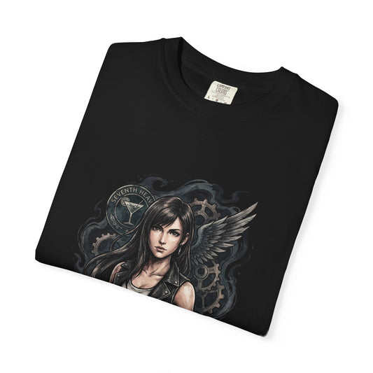 Final Fantasy 7 Tifa Seventh Heaven Bar Fighter Art Premium T-Shirt